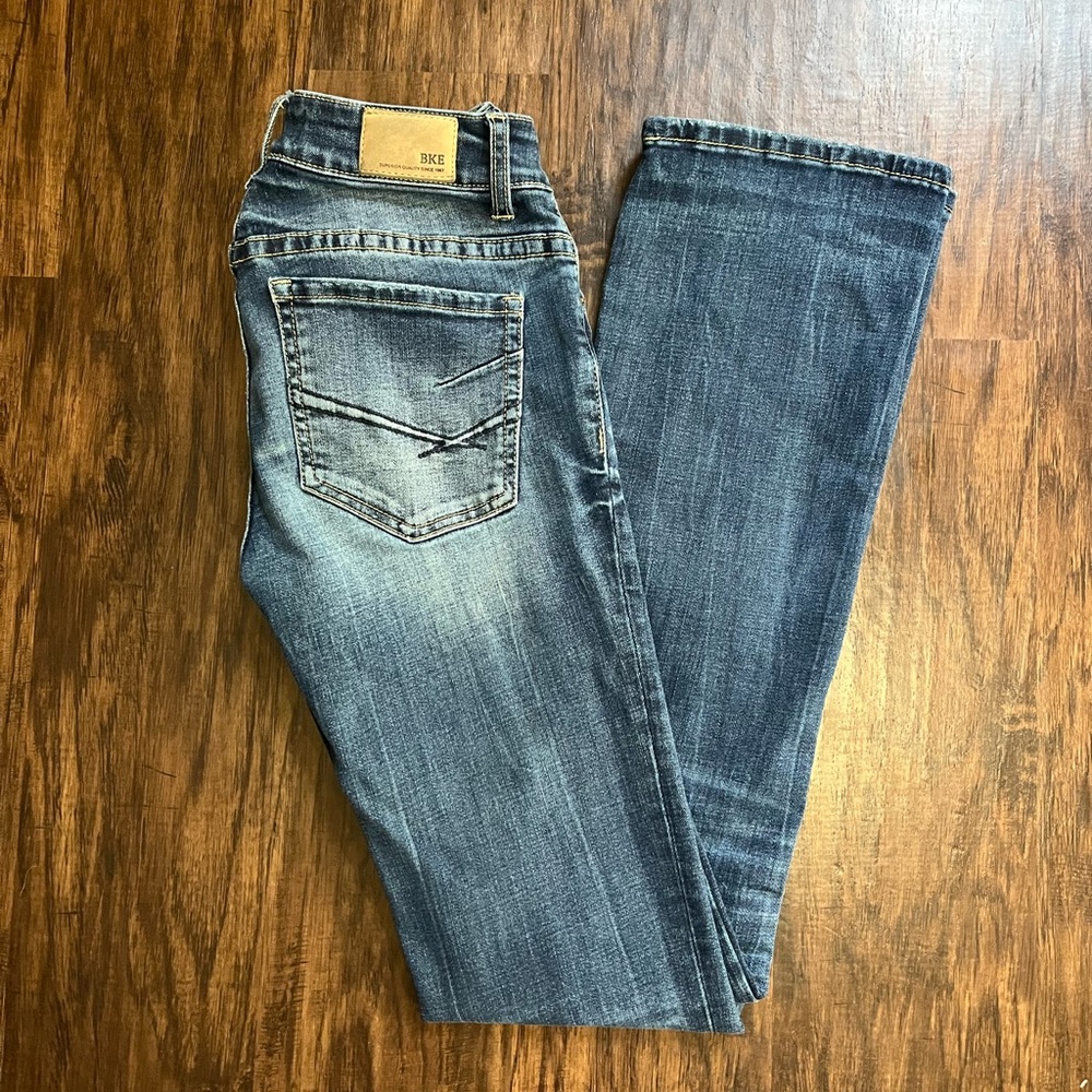 BKE Stella Mid-Rise Bootcut Jeans 25x33.5